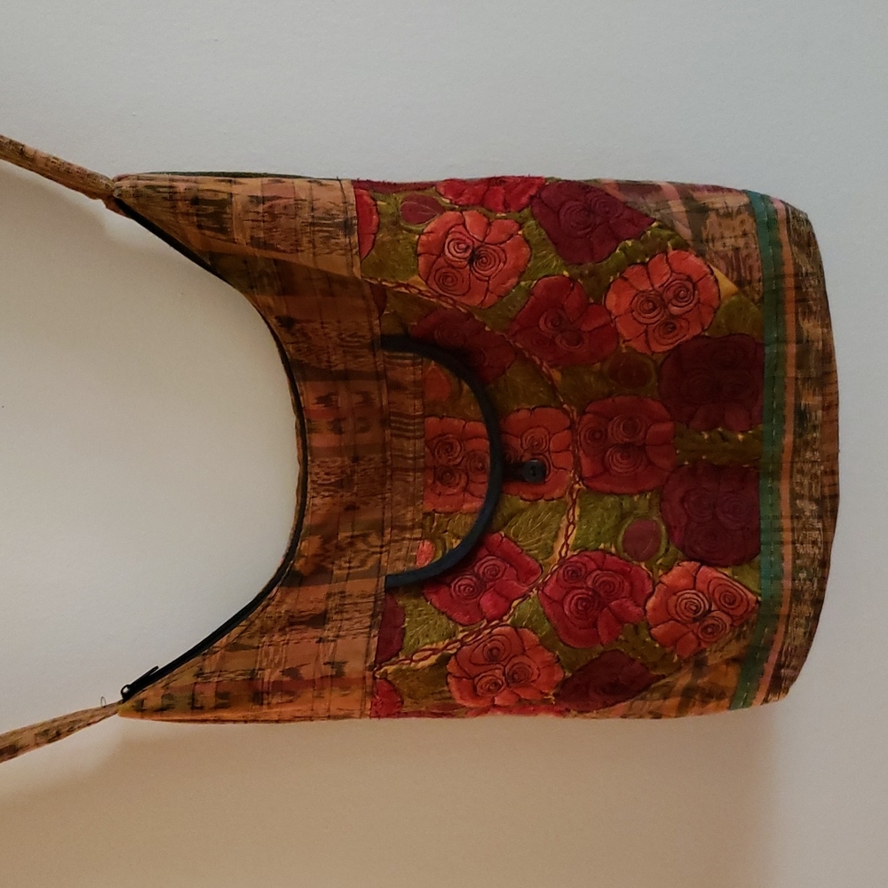 Embroidered Crossbody Bag